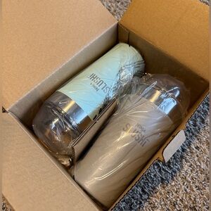 2 New Ninja SLUSHi Bubble Cup Stainless Steel Tumblers Dome Lid Costco Exclusive